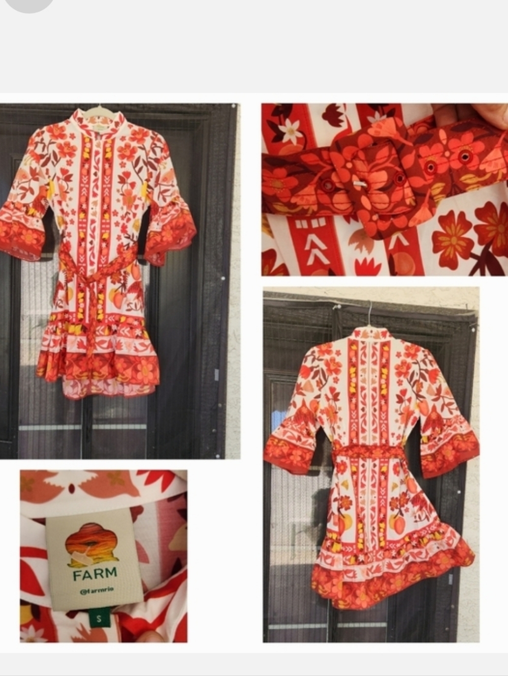 FARM Rio  Floral Mini Dress - Picture 2 of 3